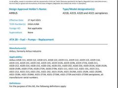 EASA：部分A320燃油泵存問題 嚴重時或?qū)е掠拖浔?></i>         
         <h2><a href=