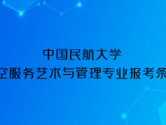 中國民航大學(xué)2023年航空服務(wù)藝術(shù)與管理專業(yè)報(bào)考條件