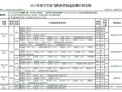 2021年度空軍招飛陜西省初選檢測(cè)日程安排