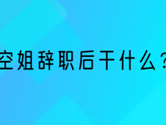 不想做空姐了，空姐辭職后干什么？